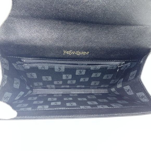 Yves Saint Laurent Logo Plate Side Pocket Beige - Picture 14 of 16